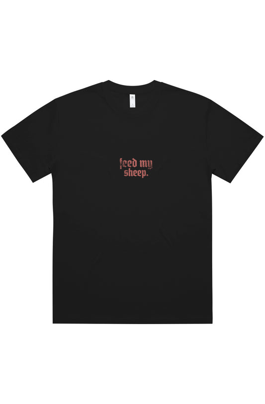 “Feed My Sheep” - Drop Shoulder Oversized Tee